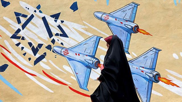 테헤란에 그려진 반이스라엘 벽화