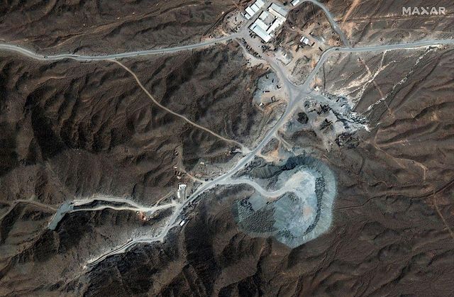 이란의 핵심 핵시설인 나탄즈 우라늄 농축 단지