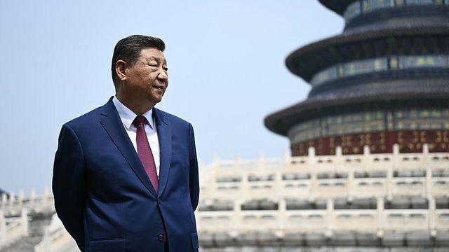 지난 14일 천단을 방문한 시 주석