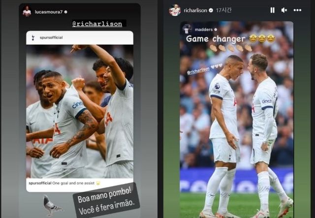 사진=루카스 모우라, 제임스 메디슨