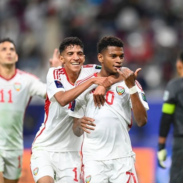 [사진= UAE 축구협회 SNS] 벤투 감독이 이끄는 UAE(피파랭킹 64위)가 카타르 아시안컵 C조 2차전에서 팔레스타인(피파랭킹 99위)과 1-1로 무승부를 거뒀다.