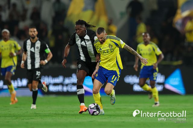 사진=게티 이미지/알나스르는 23일 오전 1시(한국시간) 아랍에미리트 두바이에 위치한 라시드 스타디움에서 열린 2024-2025시즌 아시아축구연맹(AFC) 챔피언스리그(ACL) 엘리트(ACLE) 리그 스테이지 3차전에서 에스테갈에 1-0으로 승리했다.