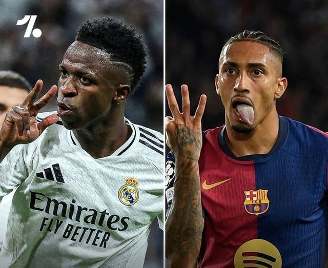 사진=원풋볼/레알 마드리드와 바르셀로나는 27일 오전 4시(이하 한국시간) 스페인 마드리드에 위치한 산티아고 베르나베우에서 열리는 2024-25시즌 스페인 라리가 11라운드에서 맞대결을 펼친다. 현재 레알 마드리드는 승점 24점(7승 3무)으로 2위, 바르셀로나는 승점 27점(9승 1패)으로 1위에 위치해 있다.