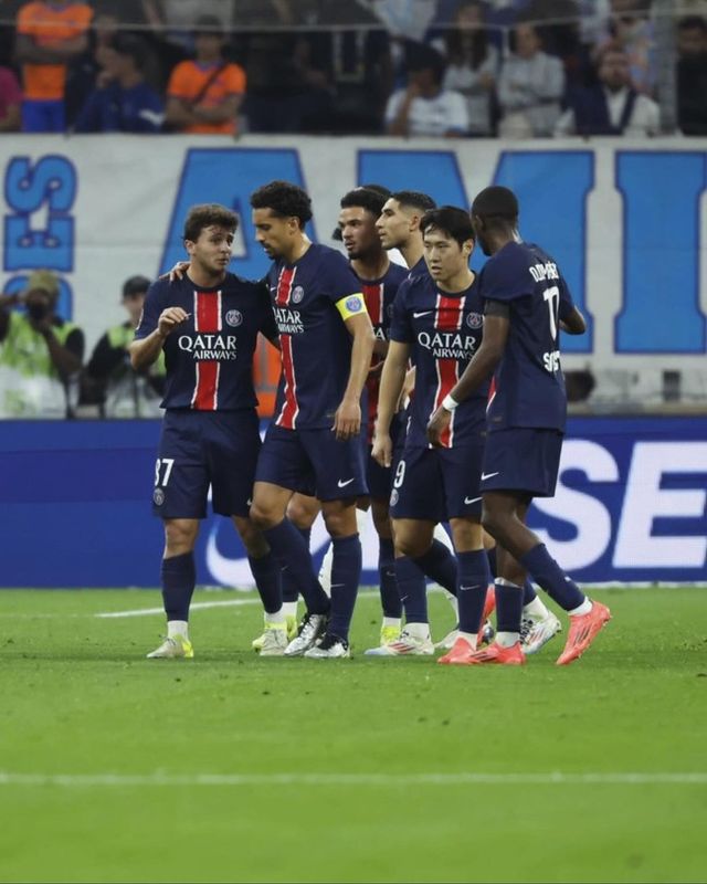 사진=파리 생제르맹/파리 생제르맹(PSG)은 28일 오전 4시 45분(이하 한국시간) 프랑스 마르세유에 위치한 오렌지 벨로드롬에서 열린 2024-25시즌 프랑스 리그앙 9라운드에서 마르세유에 3-0으로 승리했다. 이강인은 선발로 나와 78분을 소화했다.