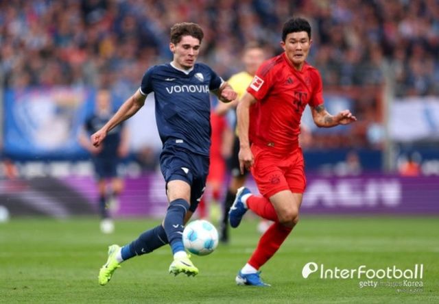 사진=게티 이미지/김민재는 “키미히는 항상 나를 격려해주는 좋은 친구다. 그가 나를 괴물로 부를 때 기분이 좋다. 자신감도 생기고 뮌헨에서 편안함을 느낀다. 하지만 더 발전할 수 있다. 아직 나폴리 시절 보여준 수준이 아니다”라고 말했다.