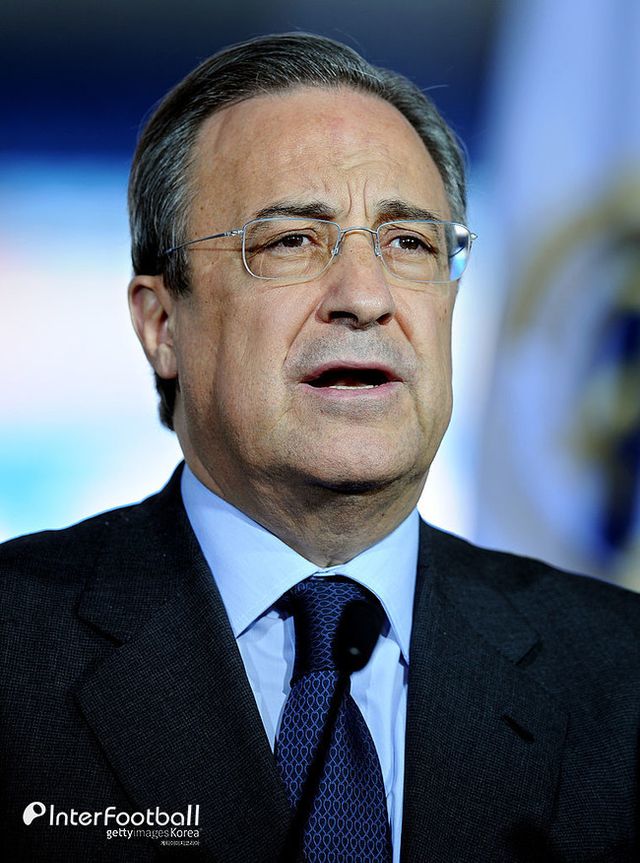 [사진=게티이미지] 킬리안 음바페를 원하는 레알 마드리드의 플로렌티노 페레즈 회장