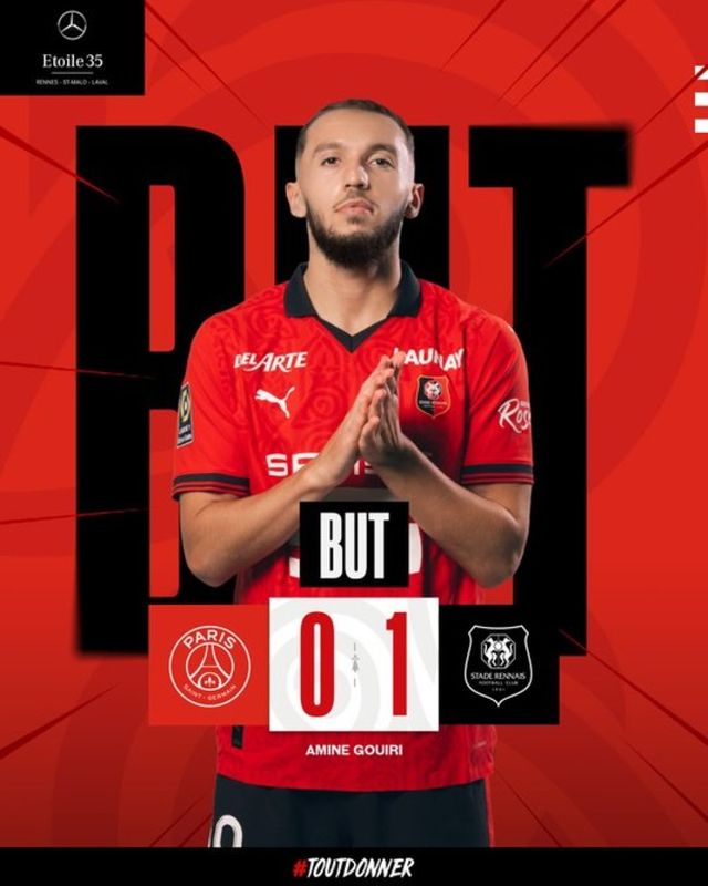 이강인이 두 경기 연속 선발 출전에 성공했지만, 이번에는 고개를 숙였다. 하프타임 이후 루이스 엔리케 감독에게 조기 교체되고 말았다. 평소답지 못한 모습으로 혹평이 이어졌다.[사진=스타드 렌]