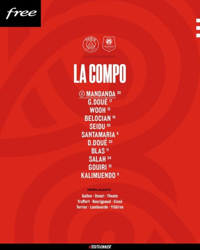 이강인이 두 경기 연속 선발 출전에 성공했지만, 이번에는 고개를 숙였다. 하프타임 이후 루이스 엔리케 감독에게 조기 교체되고 말았다. 평소답지 못한 모습으로 혹평이 이어졌다.[사진=스타드 렌]