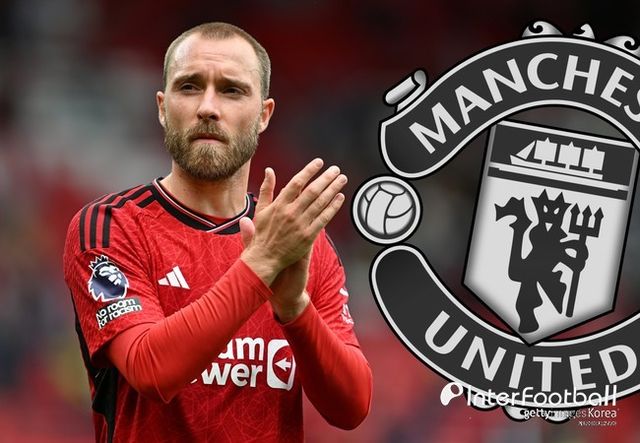 크리스티안 에릭센이 조만간 맨체스터 유나이티드를 떠날 수 있다는 가능성이 제기됐다.[사진=인터풋볼 DB]