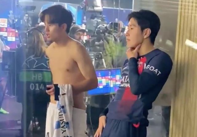 [사진=Live Score] 이강인과 쿠보 타케후사의 만남에 대해 현지에서도 주목했다.&nbsp; 글로벌 매체 'ESPN'은 SNS 게시글을 통해 "이강인과 쿠보는 10년 전 유소년 토너먼트에서 처음 만났는데, 지금은 유럽축구연맹(UEFA) UCL 토너먼트에서 서로 경기하고 있다"고 전했다.