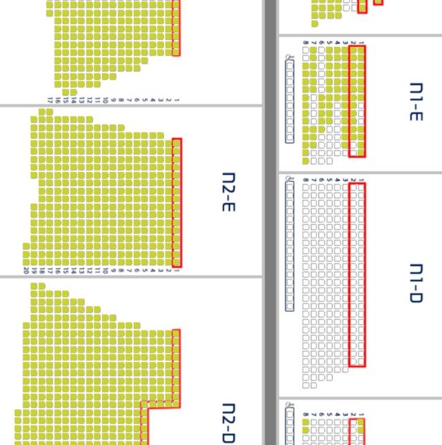 사진 = 홍콩전 예매화면 캡처 / 레드석 예매화면