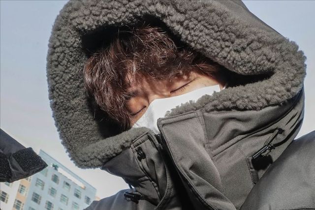 이기영이 지난 1월 4일 오전 경기도 고양시 일산동부경찰서에서 검찰로 송치되고 있다. ⓒ데일리안 홍금표 기자