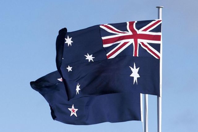 호주 국기와 뉴질랜드 국기.ⓒ게티이미지뱅크