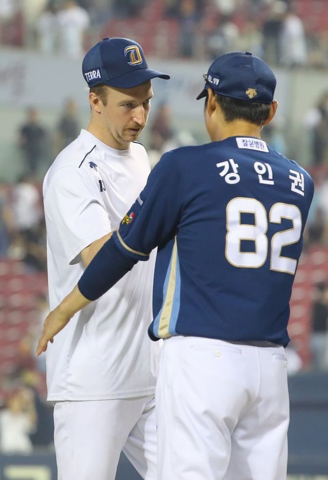 플레이오프에 모습을 드러낼 예정인 페디. ⓒ 뉴시스