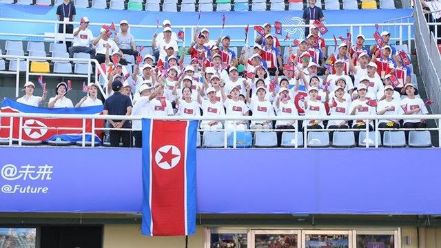 지난달 30일 중국 윈저우 스포츠센터 스타디움에서 펼쳐진 