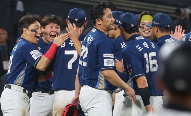 플레이오프 2차전서 승리를 지켜낸 NC 마무리 이용찬. ⓒ 뉴시스