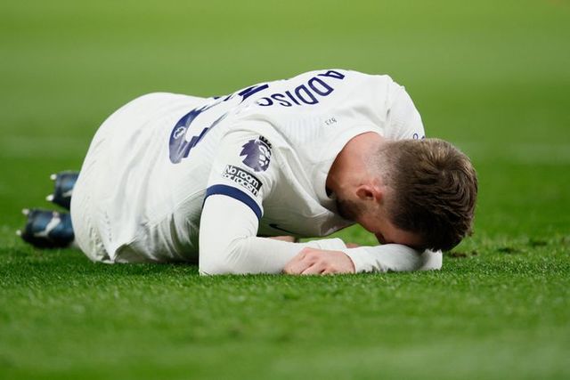 부상으로 쓰러진 제임스 매디슨. ⓒ AP=뉴시스