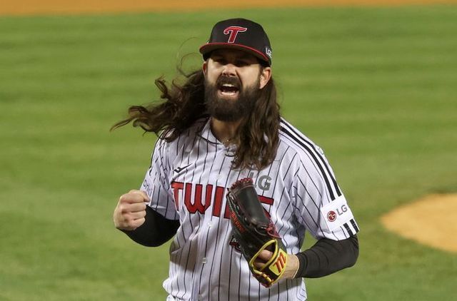 6시즌째 KBO리그에서 뛰게 된 켈리. ⓒ 뉴시스