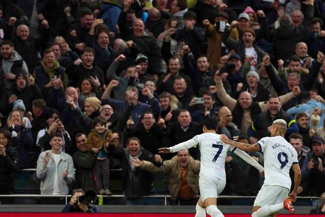 손흥민 11호골. ⓒ AP=뉴시스