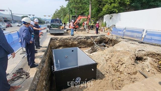노후상수도 정비사업 현장 모습. ⓒ환경부