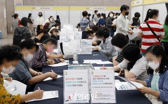 지난해 9월 열린 부산 ‘여성 취·창업박람회’. ⓒ뉴시스