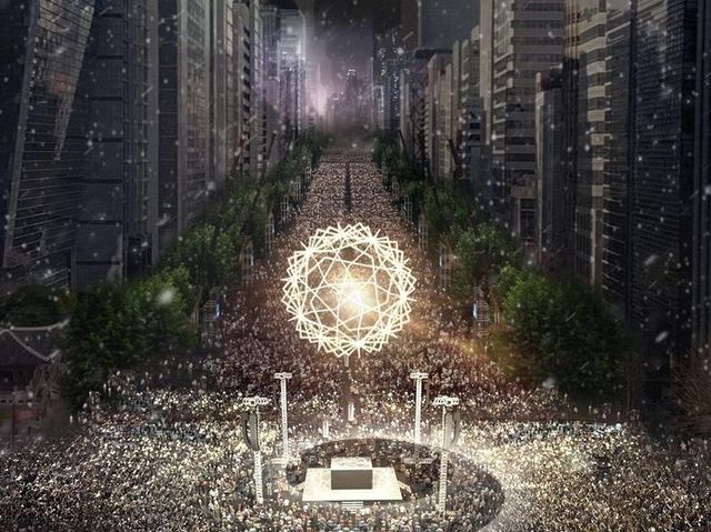 자정의 태양 연출안ⓒ서울시 제공