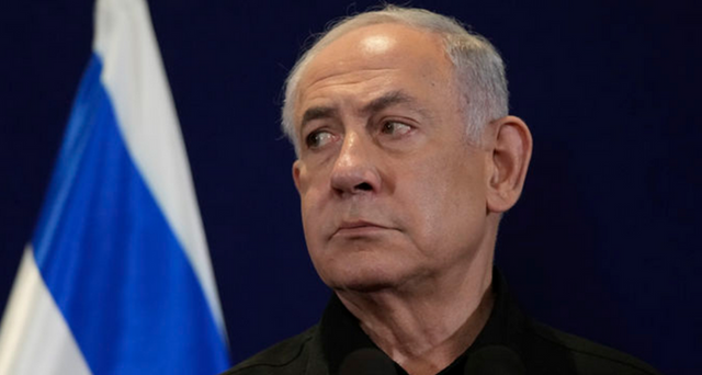 베냐민 네타냐후 이스라엘 총리가 지난달 17일 이스라엘을 방문한 올라프 숄츠 독일 총리와 공동 기자회견을 열고 있다. ⓒAP/뉴시스