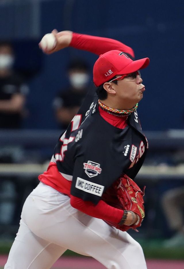 올 시즌 첫 등판 예정인 양현종. ⓒ 뉴시스