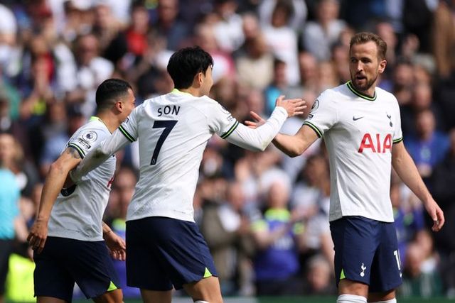 손흥민 8호골. ⓒ AP=뉴시스