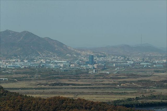 경기도 파주시 소재 도라산 전망대에서 보이는 개성공단의 모습(자료사진). ⓒ데일리안 홍금표 기자