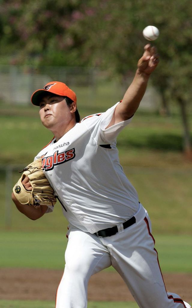 한화 시절 류현진. ⓒ 뉴시스