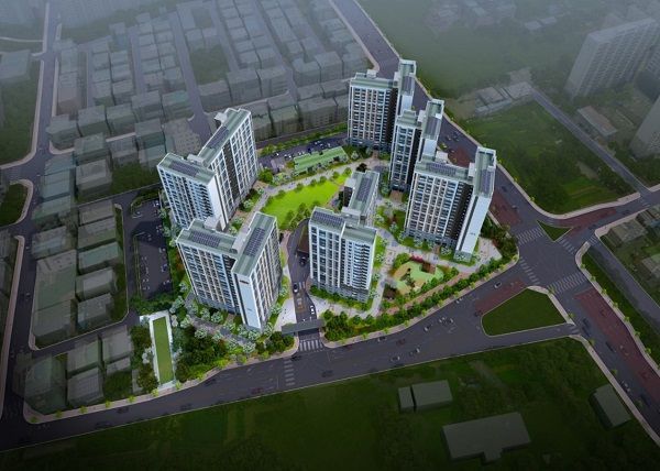 @DL건설이 시공하고 한국토지신탁(한토신)이 시행하는 ‘e편한세상 홍성 더센트럴’ 조감도