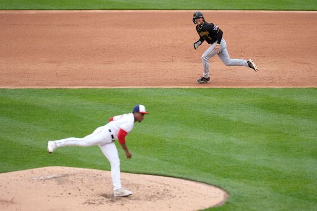 배지환 도루. ⓒ AP=뉴시스