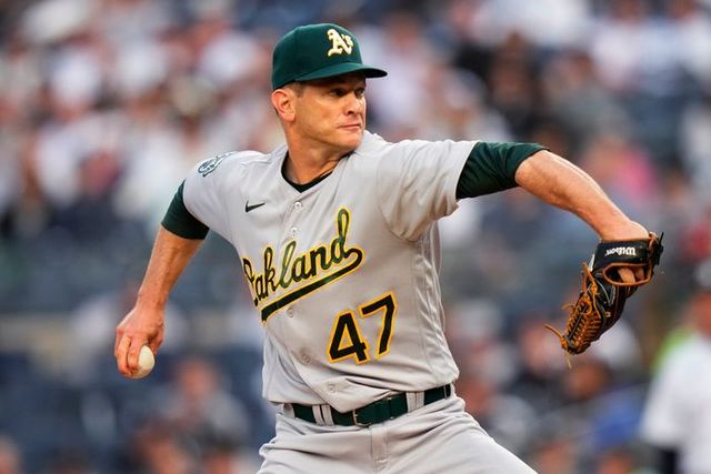 오클랜드 투수 드루 루친스키. ⓒ AP=뉴시스