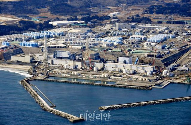 일본 후쿠시마 제1원자력 발전소 전경(자료사진) ⓒAP/뉴시스