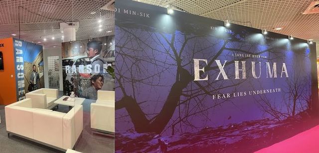 쇼박스 필름 마켓 부스ⓒ데일리안 류지윤 기자