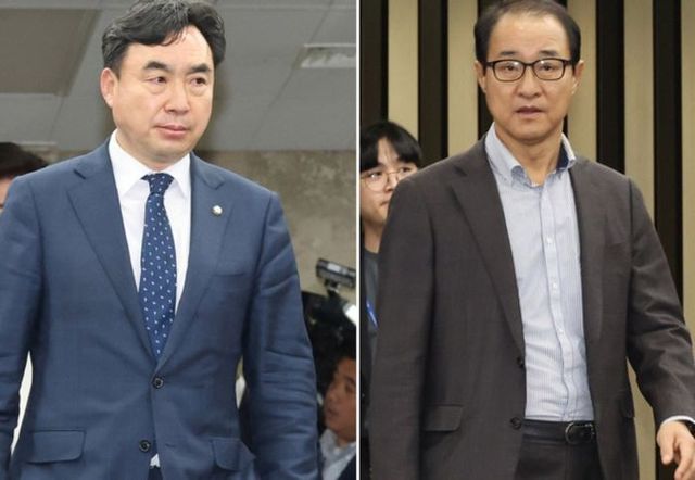 무소속 윤관석 의원(왼쪽)과 이성만 의원(오른쪽). ⓒ연합뉴스