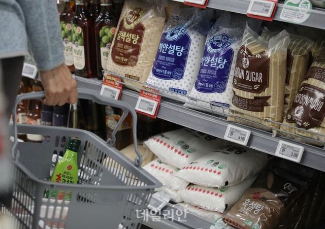 서울의 한 마트에서 판매되는 설탕 ⓒ뉴시스