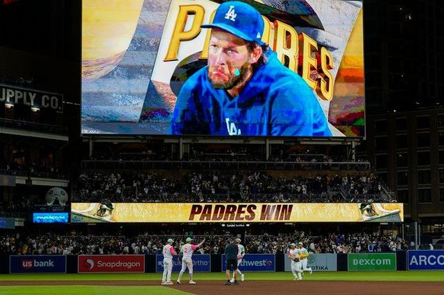 LA다저스 선발 클레이튼 커쇼 꺾은 샌디에이고. ⓒ AP=뉴시스 