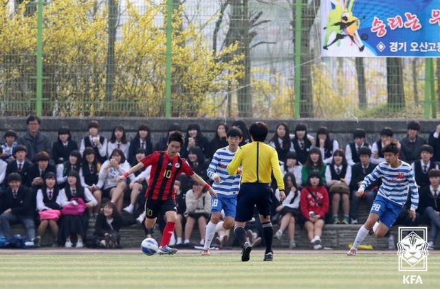 초중고 리그 경기 모습. ⓒ 대한축구협회