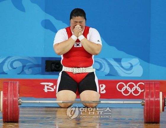 2008년 베이징 올림픽 역도 금메달을 따냈던 장미란 차관. ⓒ 연합뉴스