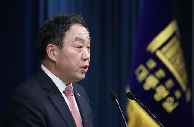 강승규 시민사회수석이 5일 서울 용산 대통령실 청사에서 국민제안심사위원회 개최 관련 브리핑을 하고 있다. ⓒ뉴시스