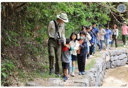 변산반도생태탐방원 체험활동 모습. ⓒ환경부