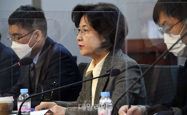 추미애(가운데) 전 법무부장관. ⓒ데일리안 박항구 기자