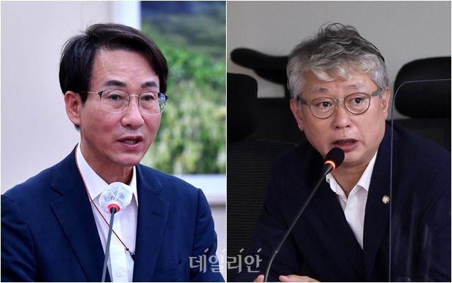 더불어민주당 이원욱(왼쪽)·조응천 의원 ⓒ데일리안