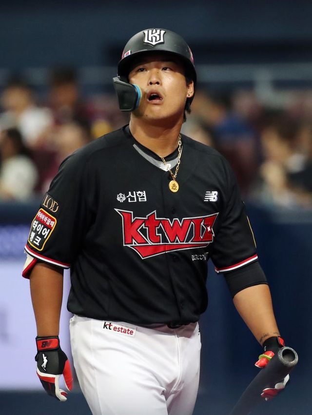 1군 엔트리에서 말소된 강백호. ⓒ 뉴시스