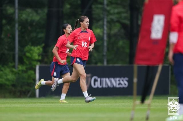 16살 혼혈 공격수 케이시 페어. ⓒ 대한축구협회
