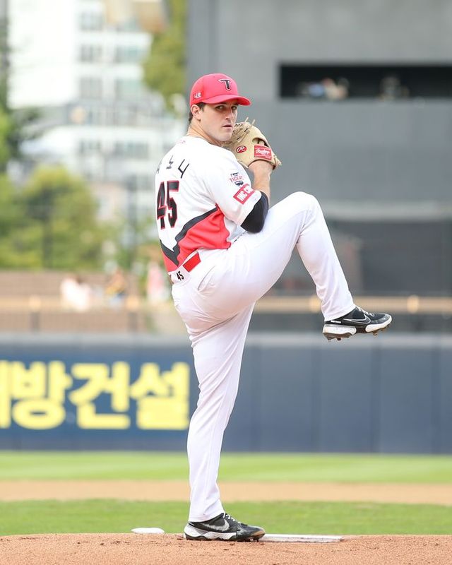 KIA의 새 외국인 투수 토마스 파노니. ⓒ KIA타이거즈