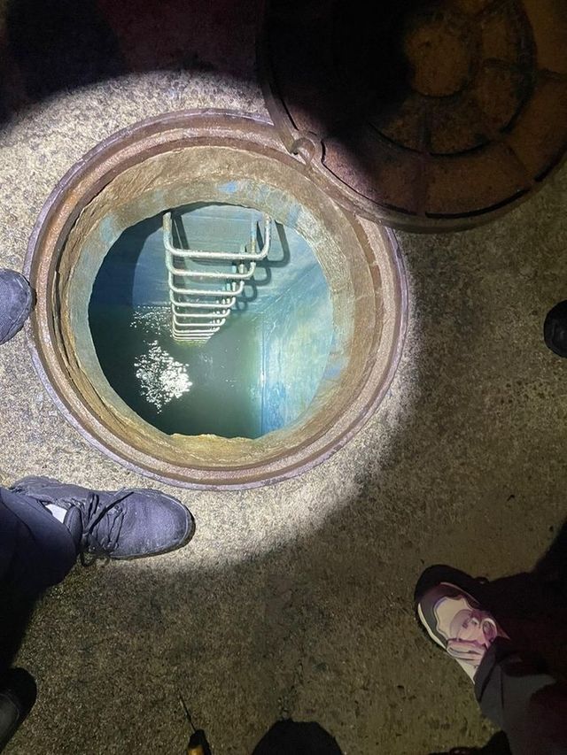 질식사고가 발생한 배수관로. ⓒ전남소방본부