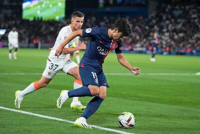 프랑스 리그1 개막전에 나선 이강인. ⓒ AP=뉴시스